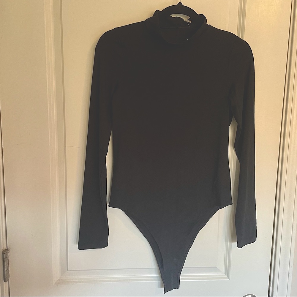Target Mock-neck Black Bodysuit